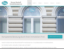 Tablet Screenshot of bis-immobilien.de